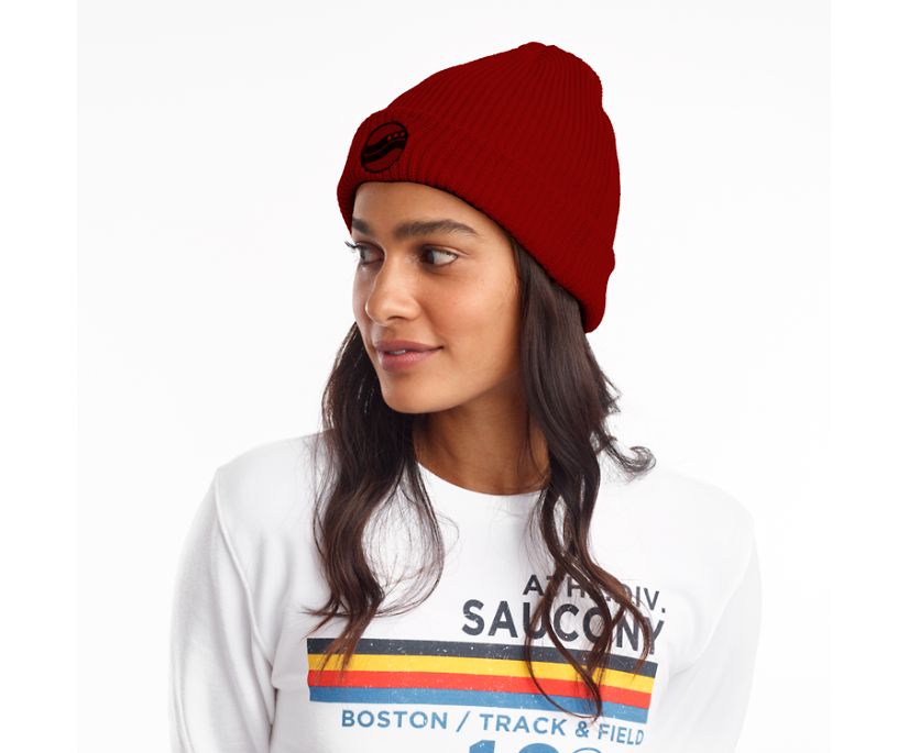 Saucony Rested Women's Beanies Burgundy | Canada 354HAPK